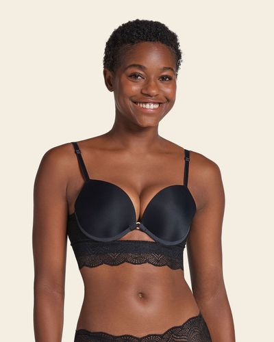 Sujetador doble push up con escote profundo en espalda Sexy Back - Leonisa - Modalova