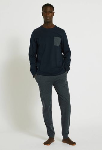 Pyjama T-shirt manches longues et pantalon en jersey de coton BIO GOTS - MONOPRIX - Modalova