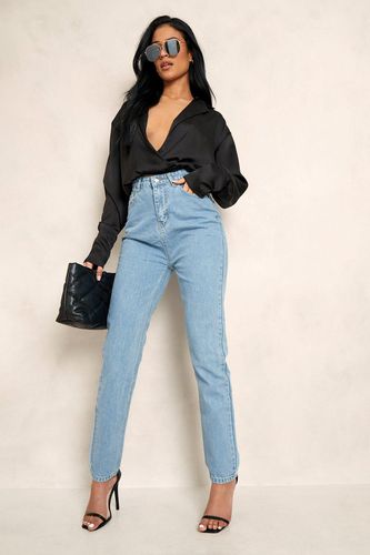 Womens Tall Basics Classic High Rise Mom Jeans - - 6 - boohoo - Modalova