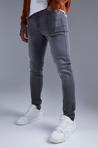 Skinny Stretch Jeans - Grey - 32R - boohooMAN - Modalova