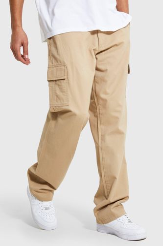 Tall Relaxed Fit Cargo Trousers - - 30 - boohooMAN - Modalova