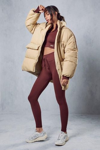 Womens Zipped Hood Oversized Puffer Coat - - 10 - MISSPAP - Modalova