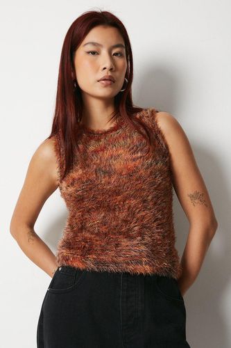 Womens Knitted Space Dye Sleevless Top - - M - Warehouse - Modalova