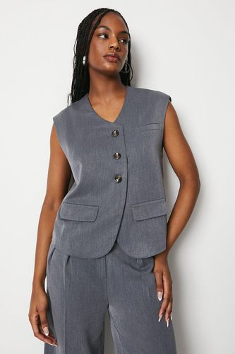 Womens Tailored Boxy Fit Waistcoat - - 10 - Warehouse - Modalova