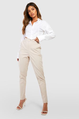 Womens Super Stretch Tapered Tailored Trouser - - 14 - boohoo - Modalova