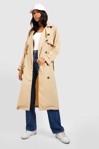 Womens Belted Trench Coat - - 12 - boohoo - Modalova