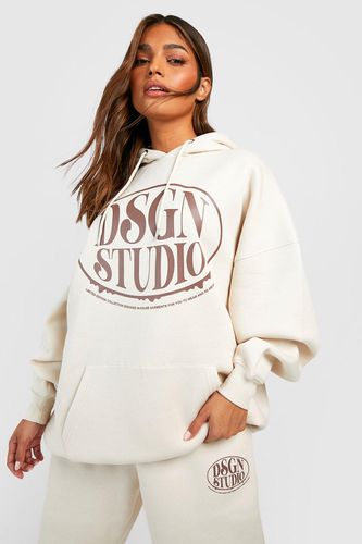 Womens Dsgn Studio Slogan Hooded Tracksuit - - XS - boohoo - Modalova