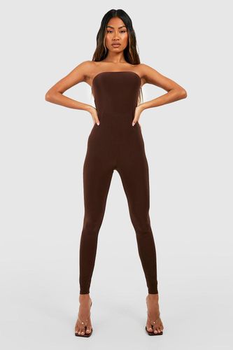 Womens Premium Heavy Weight Slinky Unitard Jumpsuit - - 14 - boohoo - Modalova