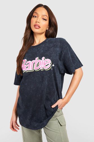 Womens Tall Barbie License Washed Oversized T-shirt - - L - boohoo - Modalova