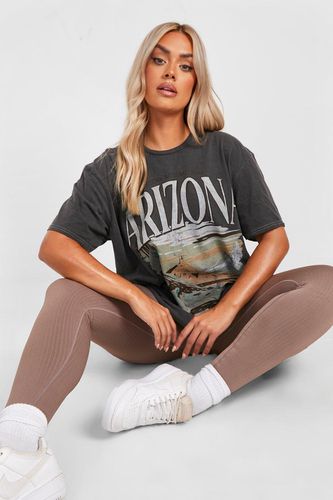 Womens Plus Arizona Washed Oversized T-shirt - - 16 - boohoo - Modalova