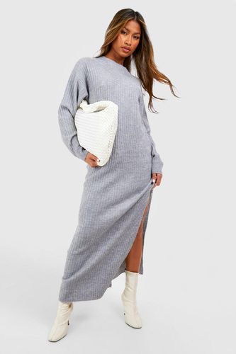 Womens Soft Rib Maxi Knitted Dress - - 10 - boohoo - Modalova