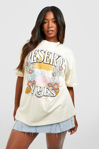 Womens Plus Desert Vibes Western Oversized T-shirt - - 20 - boohoo - Modalova