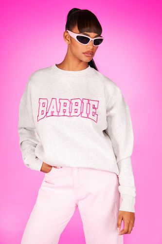 Womens Barbie Embroidered Sweat - - 12 - boohoo - Modalova