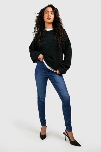 Womens Basic Stretch Skinny Jeans - - 14 - boohoo - Modalova
