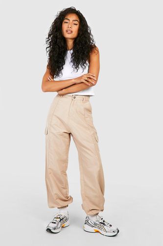 Womens Cuffed Hem Pocket Detail Cargo Trousers - - 16 - boohoo - Modalova