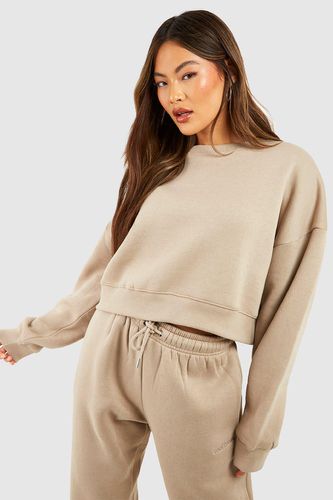 Womens Cropped Deep Hem Sweatshirt - - XL - boohoo - Modalova
