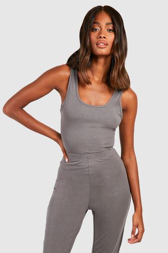 Womens Premium Super Soft Square Neck Strappy Bodysuit - - 10 - boohoo - Modalova