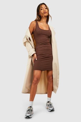 Womens Premium Super Soft Wide Strap Mini Dress - - 12 - boohoo - Modalova