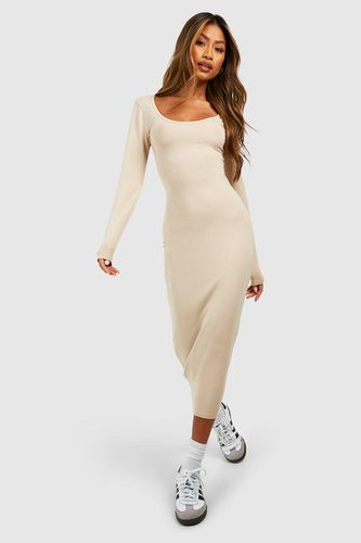 Womens Premium Super Soft Scoop Neck Midaxi Dress - - 10 - boohoo - Modalova