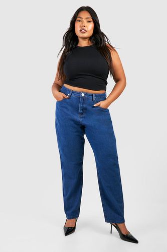 Womens Plus High Waisted Mom Jeans - - 20 - boohoo - Modalova
