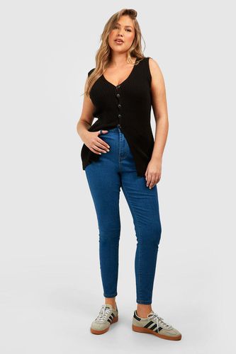Womens Plus 5 Pocket Stretch Skinny Jeans - - 20 - boohoo - Modalova