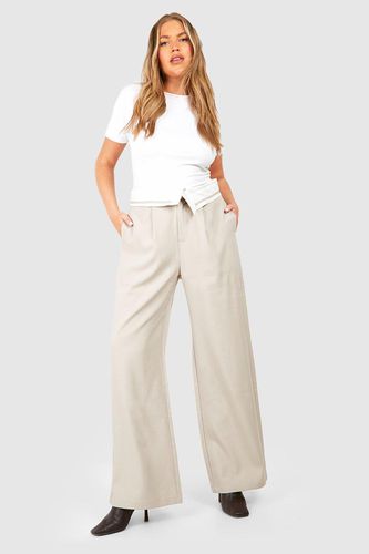 Womens Plus Fold Over Waistband Tailored Trousers - - 20 - boohoo - Modalova