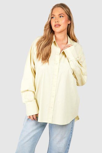 Womens Plus Oversized Cotton Shirt - - 22 - boohoo - Modalova