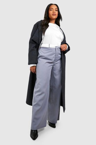 Womens Plus Woven Fold Over Waist Detail Trousers - - 16 - boohoo - Modalova