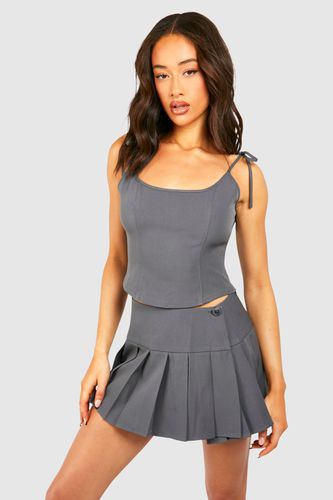 Womens Pleated Micro Mini Skirt - - 14 - boohoo - Modalova