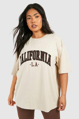 Womens Plus California Oversized T-shirt - - 16 - boohoo - Modalova