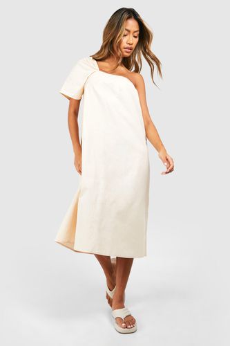 Womens One Sleeve Midi Dress - - 10 - boohoo - Modalova