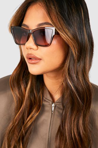 Womens Tinted Frame Sunglasses - - One Size - boohoo - Modalova