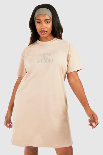 Womens Plus Dsgn Studio Printed T-shirt Dress - - 16 - boohoo - Modalova