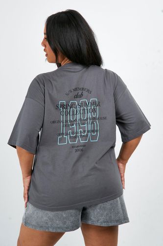 Womens Plus Members Club Oversized T-shirt - - 20 - boohoo - Modalova