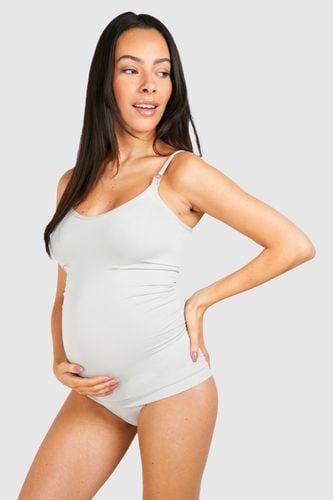 Womens Maternity Seamless Nursing Cami And Brief Set - - L - boohoo - Modalova