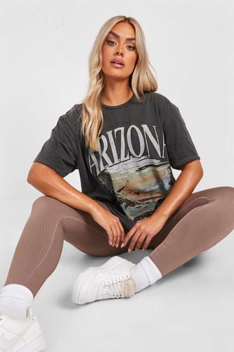 Womens Plus Arizona Washed Oversized T-shirt - - 26 - boohoo - Modalova