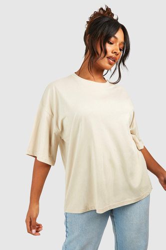 Womens Plus Oversized Crew Neck Basic Cotton T-shirt - - 22 - boohoo - Modalova