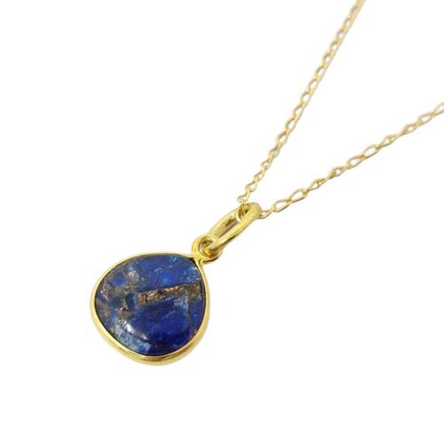 Womens 18ct Gold Vermeil Plated Sapphire September Birthstone Necklace - - 18 inches - NastyGal UK (+IE) - Modalova