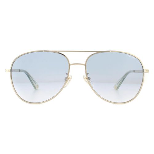 Aviator Shiny Grey Gold Blue Gradient Sunglasses - - One Size - Police - Modalova