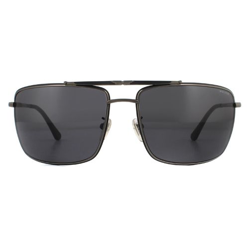 Rectangle Matte Gunmetal Smoke SPL965 Origins 11 Sunglasses - One Size - NastyGal UK (+IE) - Modalova