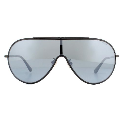 Shield Ruthenium Smoke Mirror Silver Sunglasses - - One Size - Police - Modalova