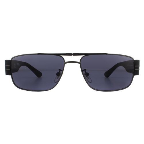 Rectangle Matte Gunmetal Gradient Sunglasses - One Size - Police - Modalova