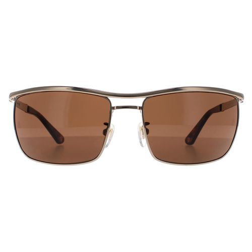 Aviator Shiny Gold Havana Brown SPLB44 Origins 38 Sunglasses - One Size - NastyGal UK (+IE) - Modalova