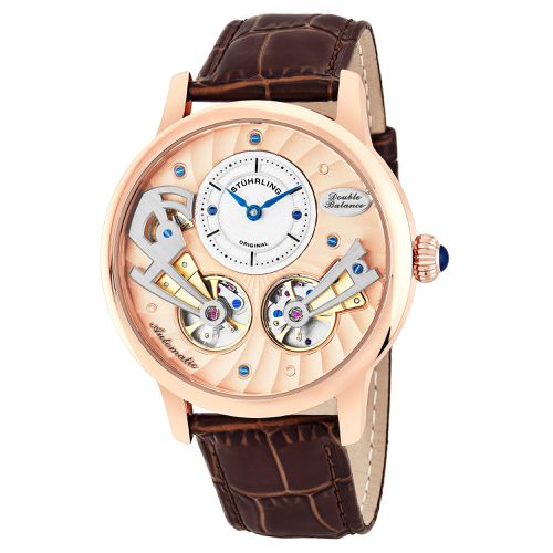 Sagittarian Automatic 45mm Skeleton Watch with Leather Band - - One Size - NastyGal UK (+IE) - Modalova