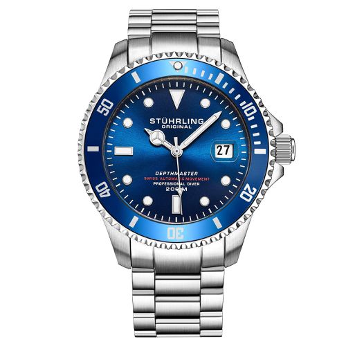Lumina Swiss Automatic Depthmaster 42mm Diver Watch with Stainless steel Bracelet - - One Size - NastyGal UK (+IE) - Modalova