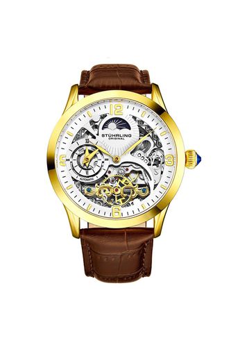 Special Reserve Dual Time Automatic 44mm Skeleton Watch - - One Size - NastyGal UK (+IE) - Modalova