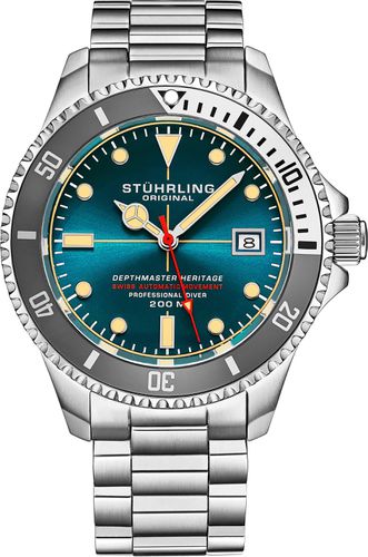 Depthmaster 883H Automatic Swiss Dive Watch with Water Resistance up to 660 Feet - - One Size - STÜHRLING Original - Modalova