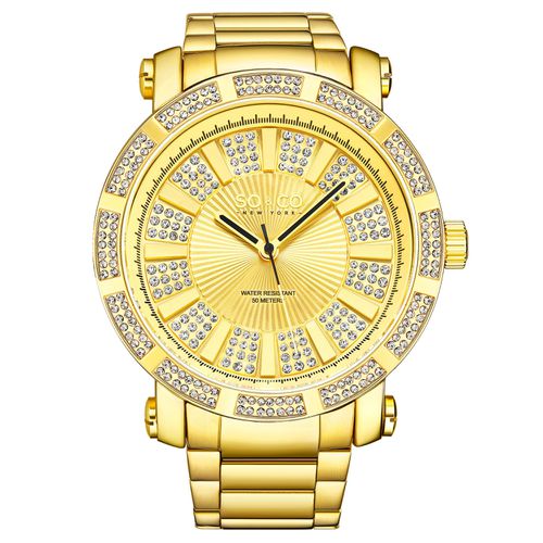 Womens Madison 5563 50mm Crystal Watch with Stainless Steel Strap - - One Size - NastyGal UK (+IE) - Modalova