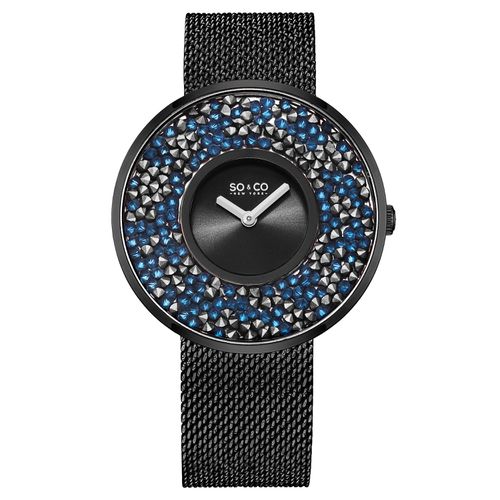 Womens Chelsea 5223M 40mm Crystal Gem Dial Watch with Mesh Bracelet - - One Size - NastyGal UK (+IE) - Modalova