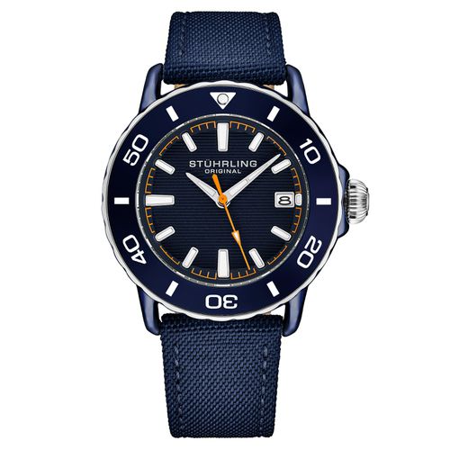 Explorer 4041 Dive Watch 40mm Quartz Satin Twill Nylon Strap - - One Size - STÜHRLING Original - Modalova